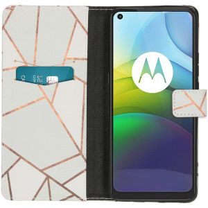 iMoshion Coque silicone design Motorola Moto G9 Power - White Graphic