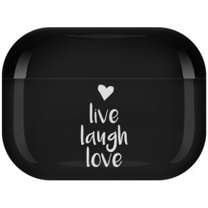 iMoshion Coque Hardcover Design AirPods Pro - Live Laugh Love