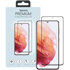 Selencia Protection d'écran premium en verre trempé durci pour Ie Samsung  Galaxy S21 - Noir