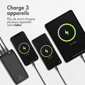 iMoshion Batterie externe - 20.000 mAh - Quick Charge et Power Delivery - Noir