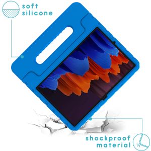 iMoshion Coque kidsproof avec poignée Galaxy Tab S8 Plus / S7 Plus / S7 FE 5G - Bleu