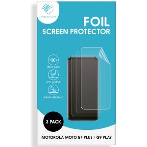 iMoshion Protection d'écran Film 3 pack Moto E7 Plus / G9 Play