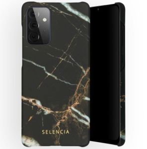 Selencia Coque Maya Fashion Samsung Galaxy A72 - Marble Black