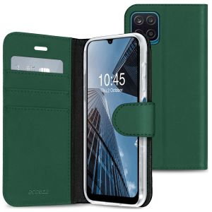 Accezz Étui de téléphone Wallet Samsung Galaxy A12 - Vert