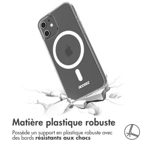 Accezz Coque Clear avec MagSafe iPhone 12 Mini - Transparent