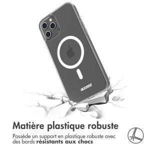 Accezz Coque Clear avec MagSafe iPhone 12 Pro Max - Transparent