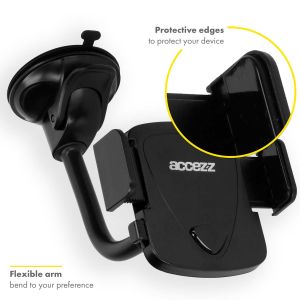 Support de téléphone flexible pour pare-brise - noir