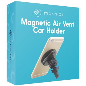 iMoshion Support de téléphone pour voiture - Universel - Grille de ventilation - Magnétique - Noir