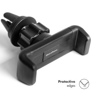 iMoshion Support de téléphone pour voiture - Réglable - Universel - Grille de ventilation - Noir
