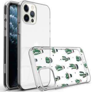 iMoshion Coque Design iPhone 12 (Pro) - Cactus