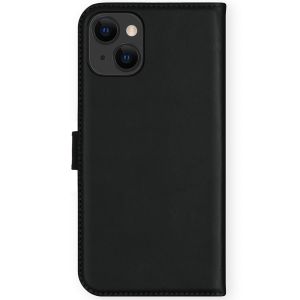 Selencia Étui de téléphone en cuir véritable iPhone 13 Mini - Noir