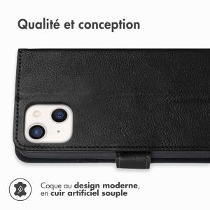 iMoshion Étui de téléphone portefeuille Luxe iPhone 13 - le noir