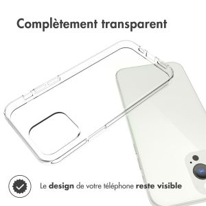 Accezz Coque Clear iPhone 13 Pro - Transparent