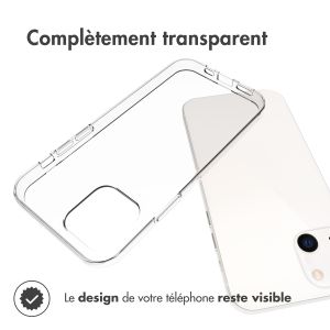 Accezz Coque Clear iPhone 13 - Transparent