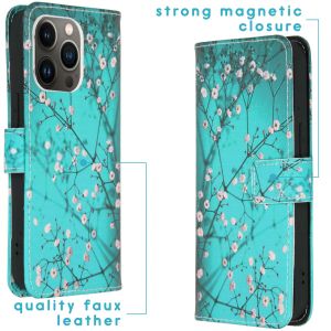 iMoshion Coque silicone design iPhone 13 Pro - Blossom Watercolor