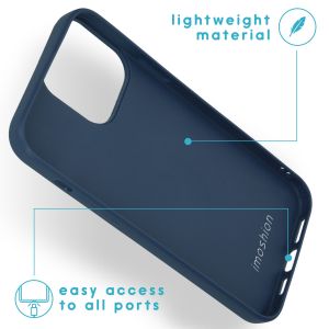 iMoshion Coque Couleur iPhone 13 Pro Max - Bleu foncé