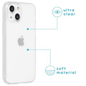 iMoshion ﻿Coque silicone iPhone 13 Mini - Transparent