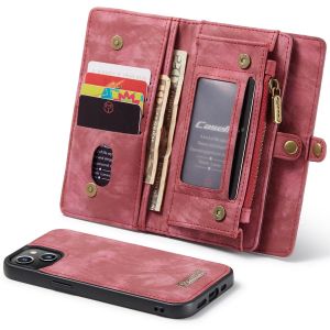 CaseMe Etui de téléphone de luxe en cuir deux iPhone 13 Mini