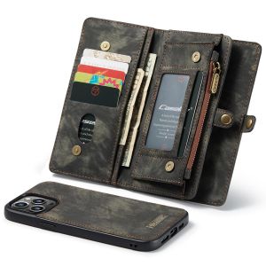 CaseMe Etui de téléphone de luxe en cuir deux iPhone 13 Pro