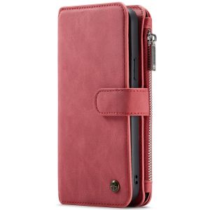 CaseMe Étui luxe 2-en-1 à rabat iPhone 13 Pro - Rouge