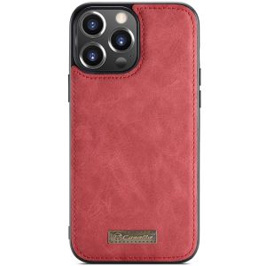 CaseMe Étui luxe 2-en-1 à rabat iPhone 13 Pro Max - Rouge