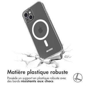 Accezz Coque Clear avec MagSafe pour l'iPhone 13 - Transparent
