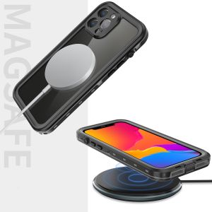 Redpepper Coque imperméable Dot Plus iPhone 13 Pro Max - Noir