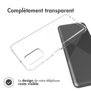 Accezz Coque Clear Samsung Galaxy A03s - Transparent