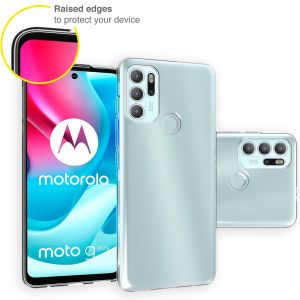 Accezz Coque Clear Motorola Moto G60s - Transparent