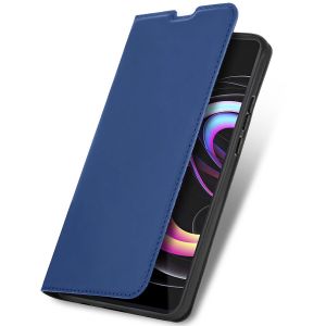 iMoshion Étui de téléphone Slim Folio Motorola Moto Edge 20 Pro - Bleu
