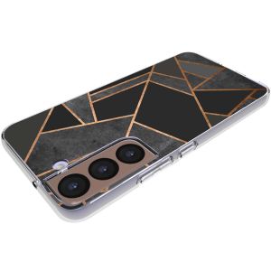 iMoshion Coque Design Samsung Galaxy S22 - Black Graphic