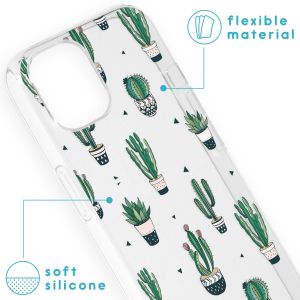 iMoshion Coque Design iPhone 13 - Allover Cactus