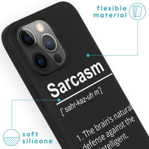 iMoshion Coque Design iPhone 13 Pro - Sarcasm