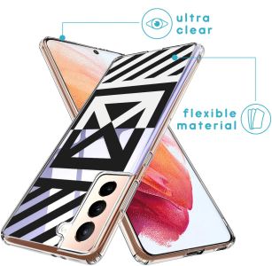 iMoshion Coque Design Samsung Galaxy S21 - Graphic stripes