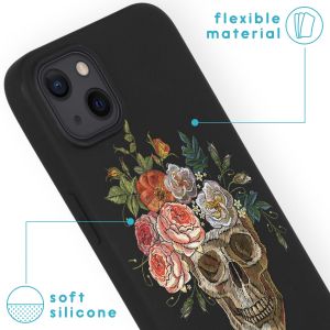 iMoshion Coque Design iPhone 13 - Flower skull