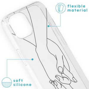 iMoshion Coque Design iPhone 13 - Holding Hands