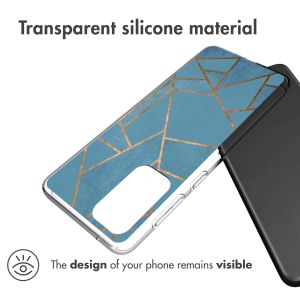 iMoshion Coque Design Samsung Galaxy A33 - Blue Graphic