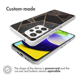 iMoshion Coque Design Samsung Galaxy A53 - Black Graphic