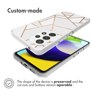 iMoshion Coque Design Samsung Galaxy A53 - White Graphic