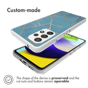iMoshion Coque Design Samsung Galaxy A53 - Blue Graphic