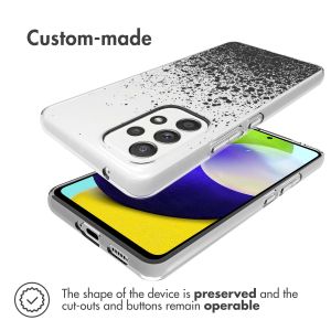 iMoshion  Coque Design Samsung Galaxy A53 - Splatter Black