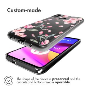 iMoshion Coque Design Motorola Moto E30 / E40 - Blossom Watercolor