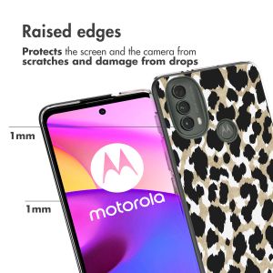 iMoshion Coque Design Motorola Moto E30 / E40 - Leopard