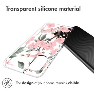 iMoshion Coque Design Motorola Moto E30 / E40 - Cherry Blossom