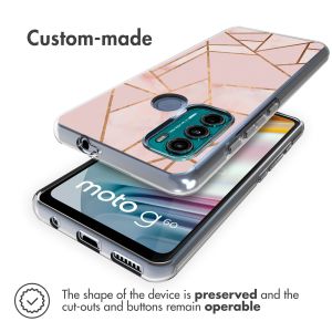 iMoshion Coque Design Motorola Moto G60 - Pink Graphic