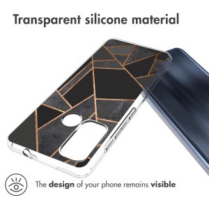 iMoshion Coque Design Motorola Moto G60 - Black Graphic