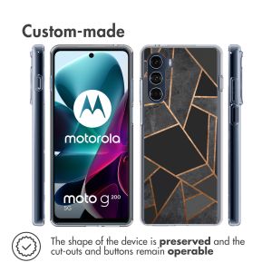 iMoshion Coque Design Motorola Moto G200 - Black Graphic