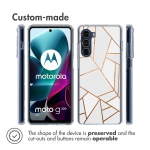 iMoshion Coque Design Motorola Moto G200 - White Graphic