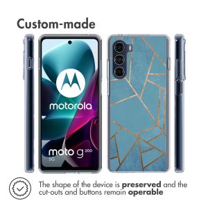 iMoshion Coque Design Motorola Moto G200 - Blue Graphic