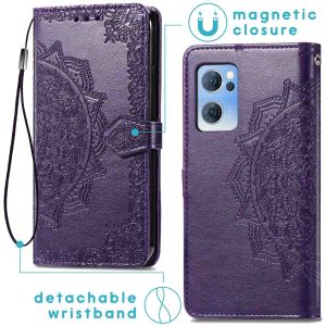 iMoshion Etui de téléphone Mandala Oppo Find X5 Lite 5G - Violet